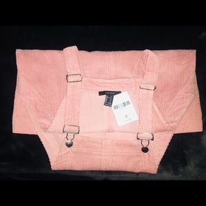 F21 Pink Overall Dress